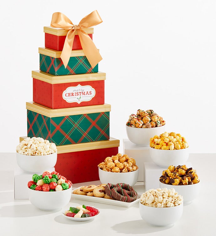 Merry Christmas 5 Box Gift Tower 