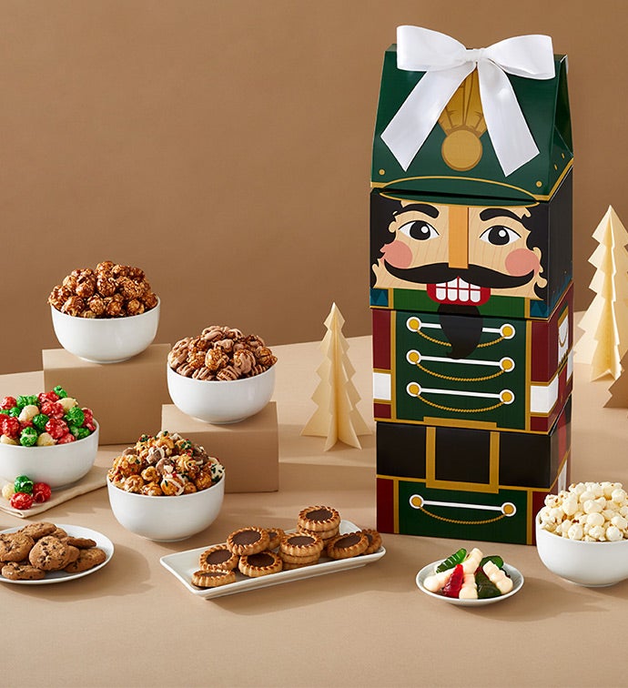 Nutcracker 4 Box Gift Tower