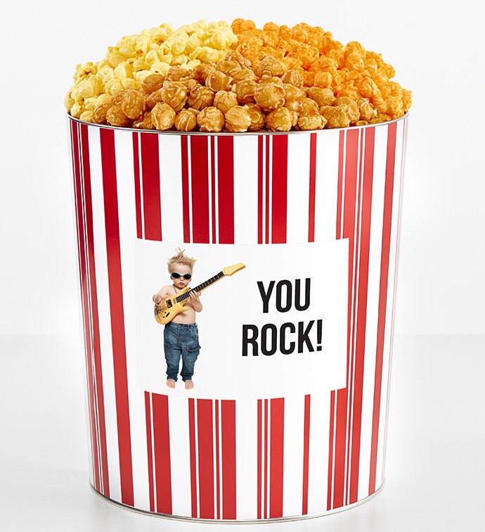 Tins With Pop® 3.5 Gallon You Rock Kid With Guitar 3 Flavor