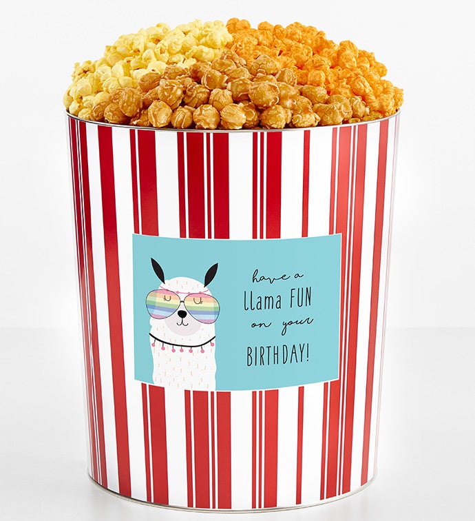 Tins With Pop® 3.5 Gallon Have A Llama Fun Birthday 3 Flavor