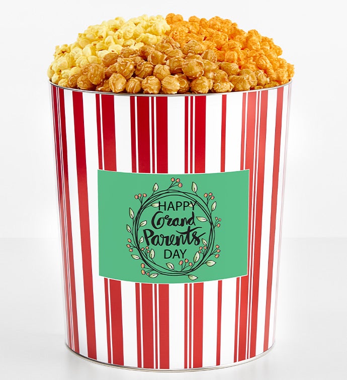 Tins With Pop® 3.5 Happy Grandparents Day Floral