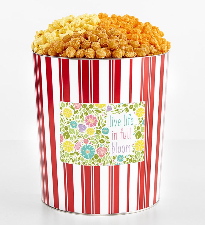 Tins With Pop® 3.5 Gallon Live Life In Full Bloom 3 Flavor