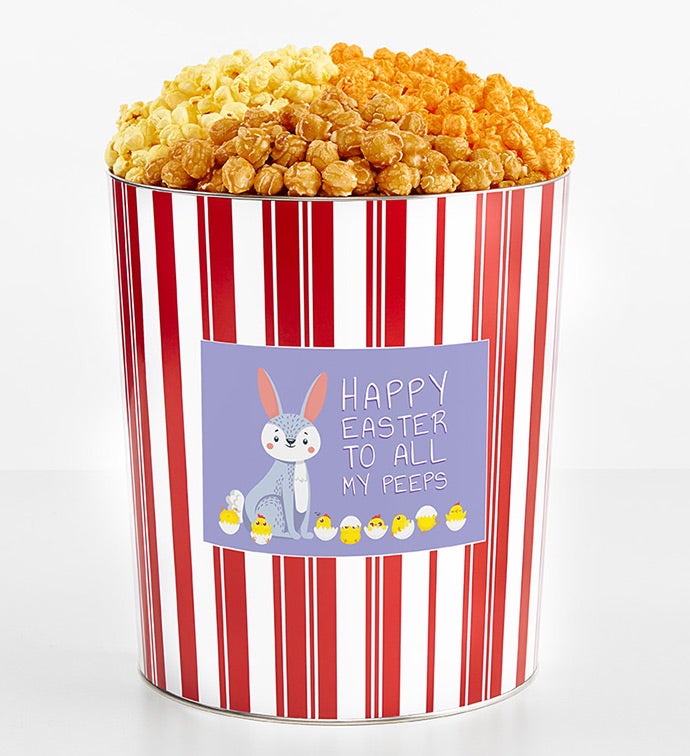 Tins With Pop® 3.5 Gallon Happy Easter To All My Peeps 3 Flavor