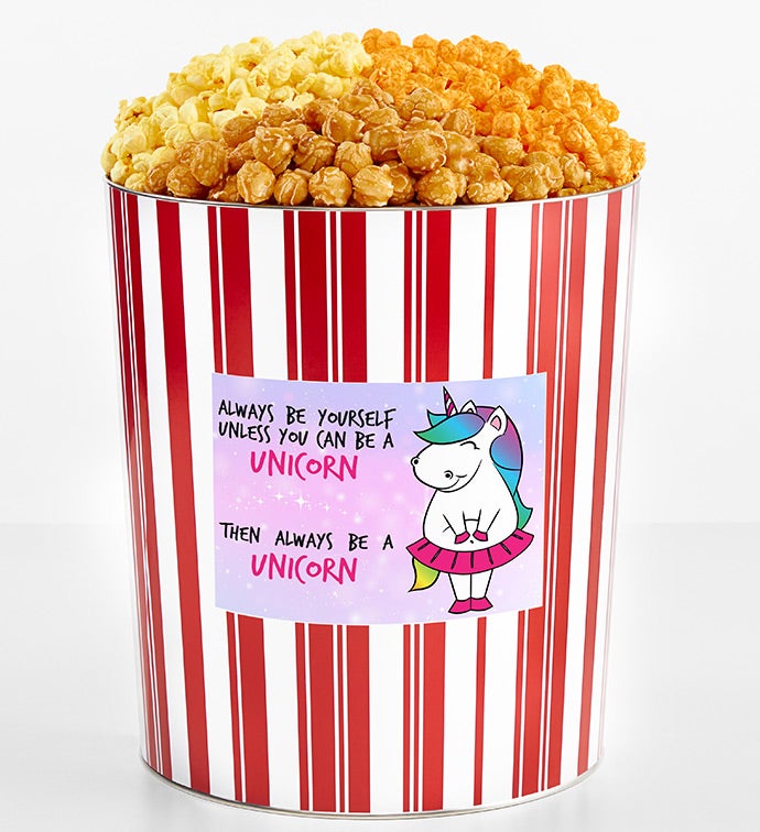 Tins With Pop® 3.5 Gallon Always Be A Unicorn 3 Flavor