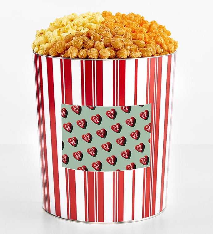 Tins With Pop® 3.5 Gallon Love Hearts 3 Flavor