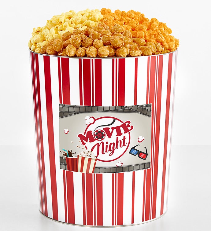 Tins With Pop® 3.5 Gallon Movie Night 3 Flavor