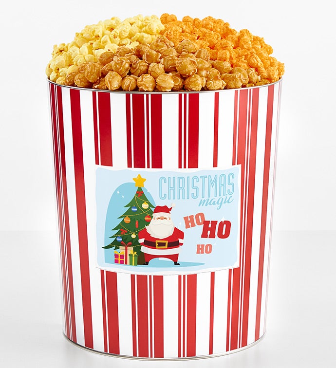 Tins With Pop® 3.5 Gallon Christmas Magic Ho Ho Ho 3 Flavor