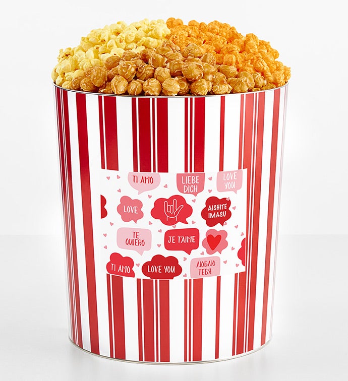 Tins With Pop® 3.5 Gallon Love You In All Languages 3 Flavor
