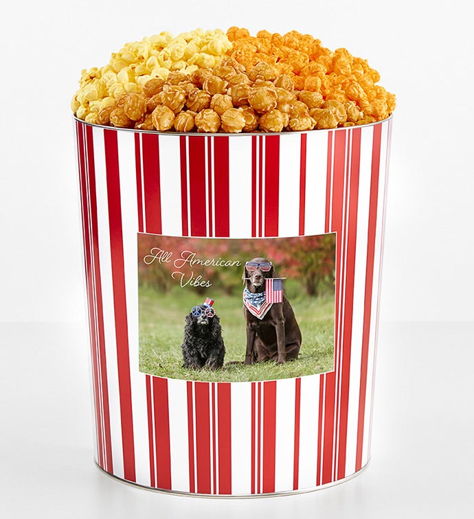 Tins With Pop® 3.5 Gallon All American Vibes With Dogs  3 Flavor