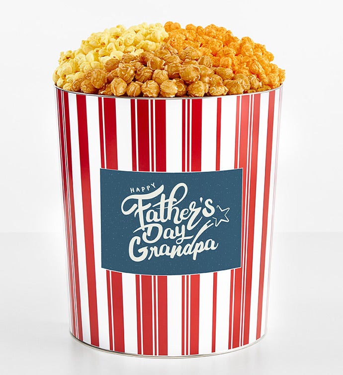 Tins With Pop® 3.5 Gallon Happy Father's Day Grandpa