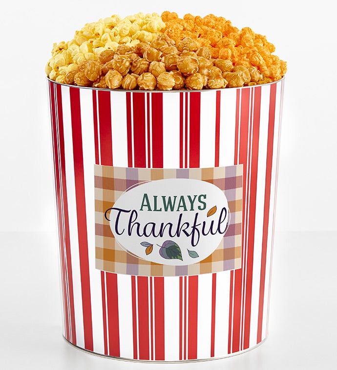 Tins With Pop® 3.5 Gallon Always Thankful 3 Flavor