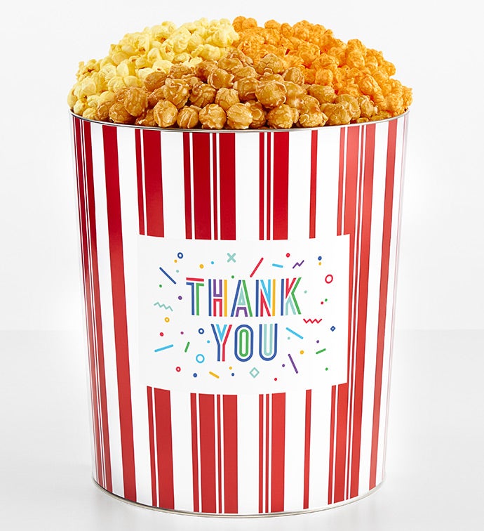 Tins With Pop® 3.5 Gallon Thank You Shapes 3 Flavor