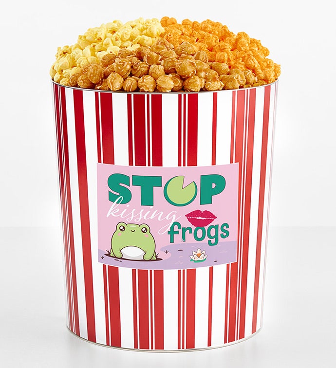 Tins With Pop® 3.5 Gallon Stop Kissing Frogs 3 Flavor