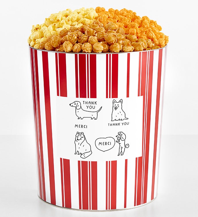 Tins With Pop® 3.5 Gallon Thank You Dogs 3 Flavor