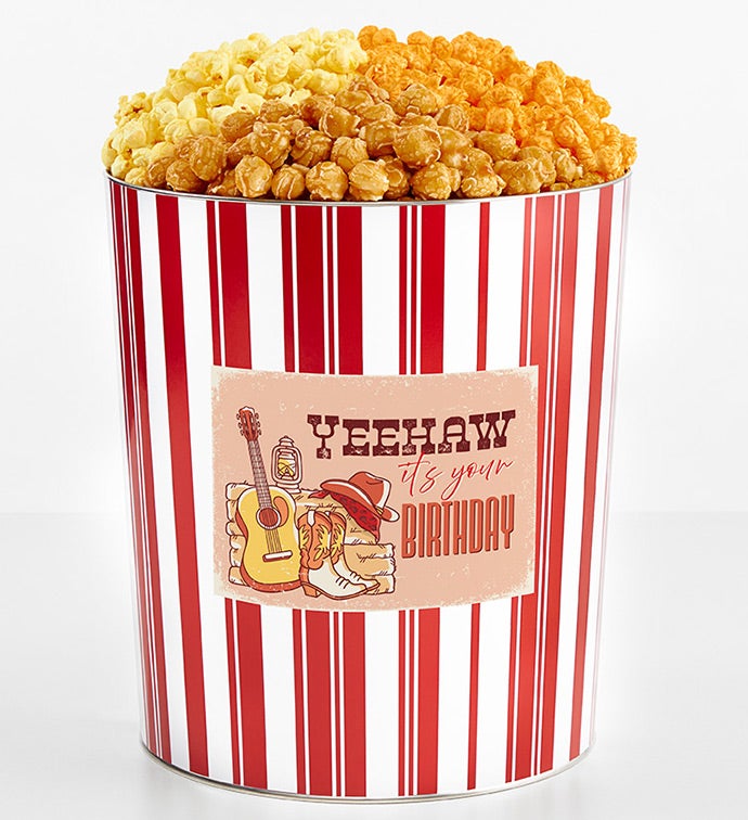 Tins With Pop® 3.5 Gallon Yeehaw It's Your Birthday