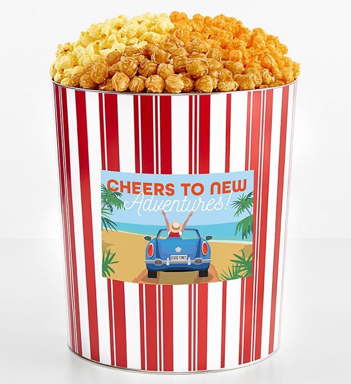 Tins With Pop® 3.5 Gallon Cheers To New Adventures Good Times 3 Flavor