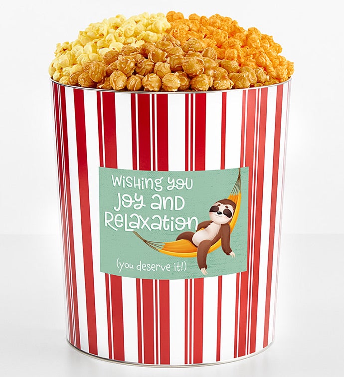 Tins With Pop® 3.5 Gallon Wishing You Joy and Relaxation 3 Flavor