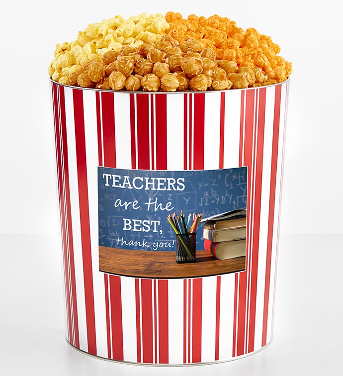 Tins With Pop® 3.5 Gallon Teachers Are The Best Thank You 3 Flavor