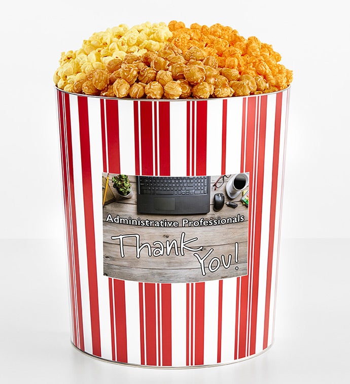 Tins With Pop® Happy Admin Day 3.5 Gallon Tin