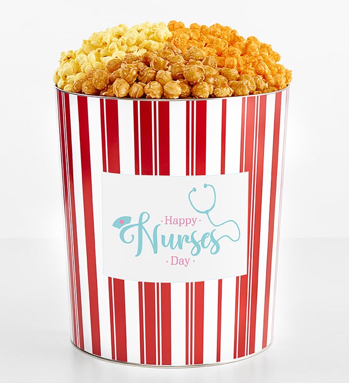 Tins With Pop&reg; Happy Nurses Day 3.5 Gallon Tin