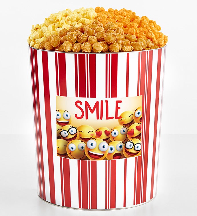 Tins With Pop® 3.5 Gallon Popmoji Smile 3 Flavor