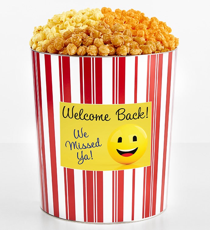 Tins With Pop® 3.5 Gallon Welcome Back Smiley 3 Flavor