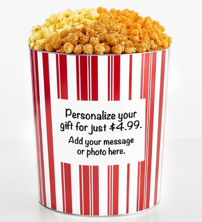 Tins With Pop® Personalized Retro 3.5 Gallon Tin