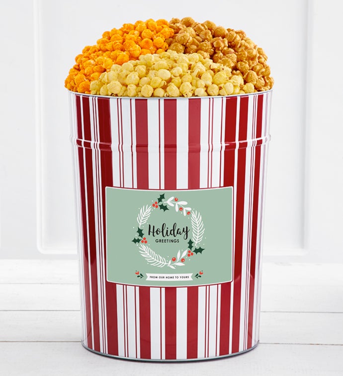 Tins With Pop® 4 Gallon Holiday Greetings