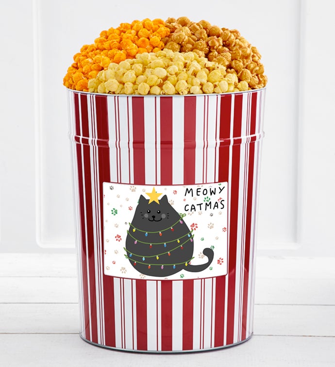 Tins With Pop® 4 Gallon Meowy Catmas