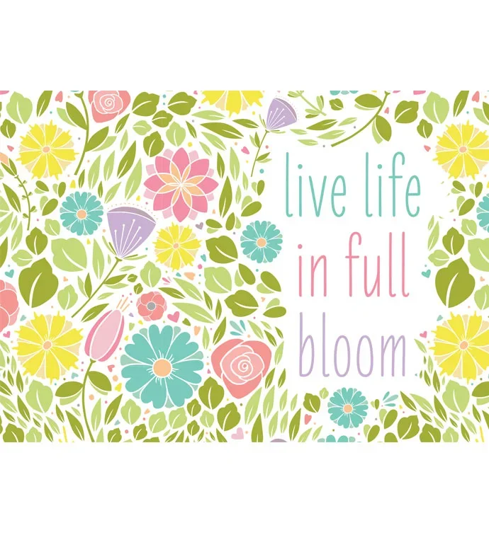 Packed With Pop® Live Life In Full Bloom