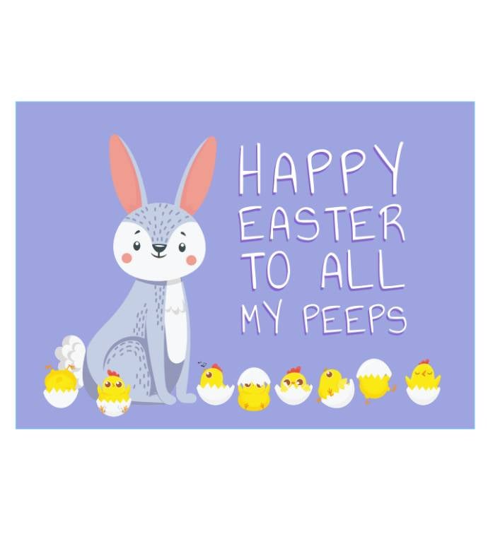 Tins With Pop® 3.5 Gallon Happy Easter To All My Peeps 3 Flavor