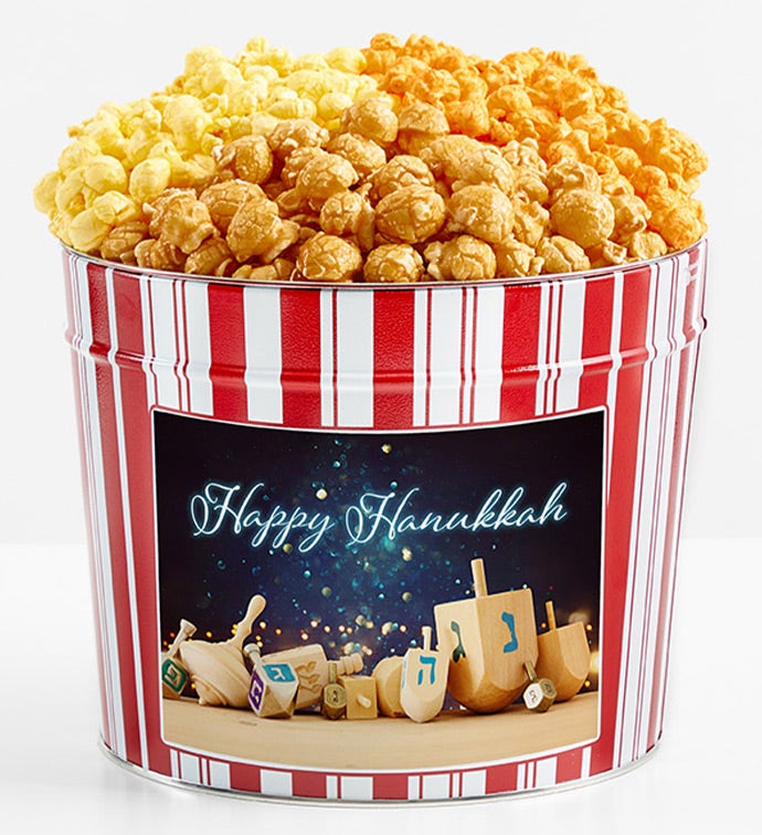 Tins With Pop® Happy Hanukkah Wooden Dreidel