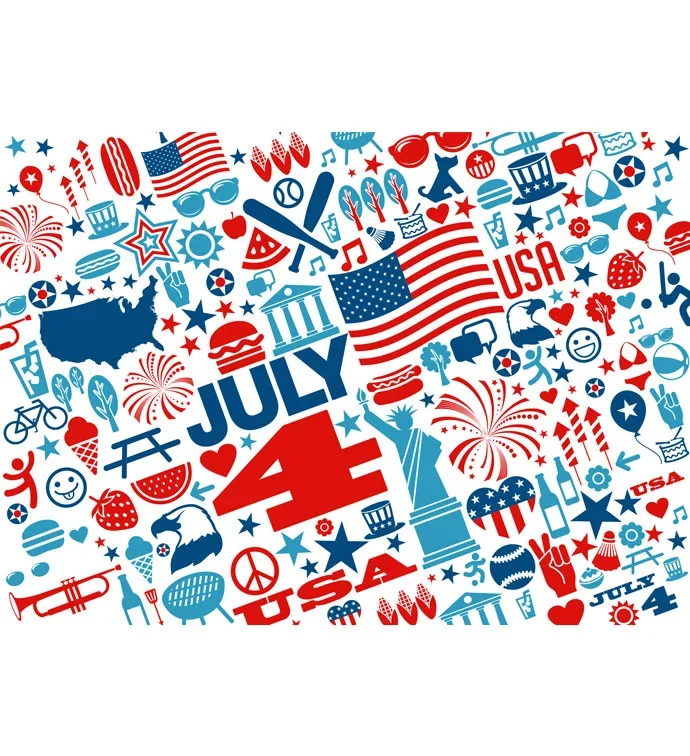 Tins With Pop® 3.5 Gallon Independence Day Collage 3 Flavor