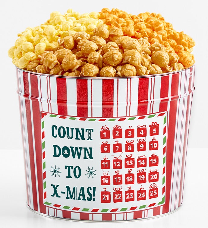 Tins With Pop&amp;reg; Count Down To X-MAS Calendar 3 Flavor