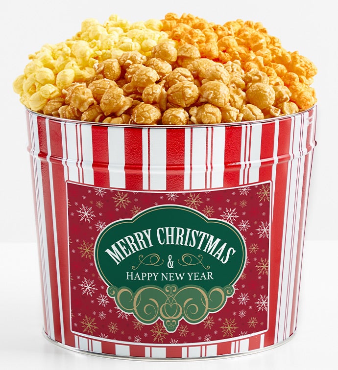 Tins With Pop&reg; Merry Christmas & Happy New Year 3 Flavor