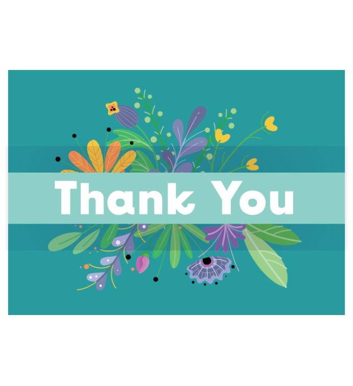 Cards With Pop® Thank You Banner 3 Flavor