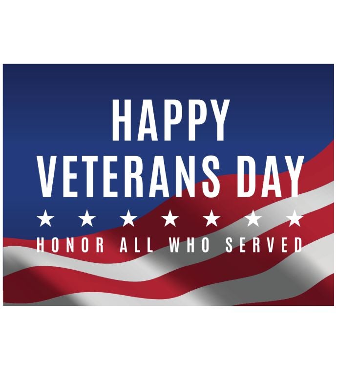 Tins With Pop® 1.75 Gallon Honor Those Who Served Happy Veterans Day 3 Flavor