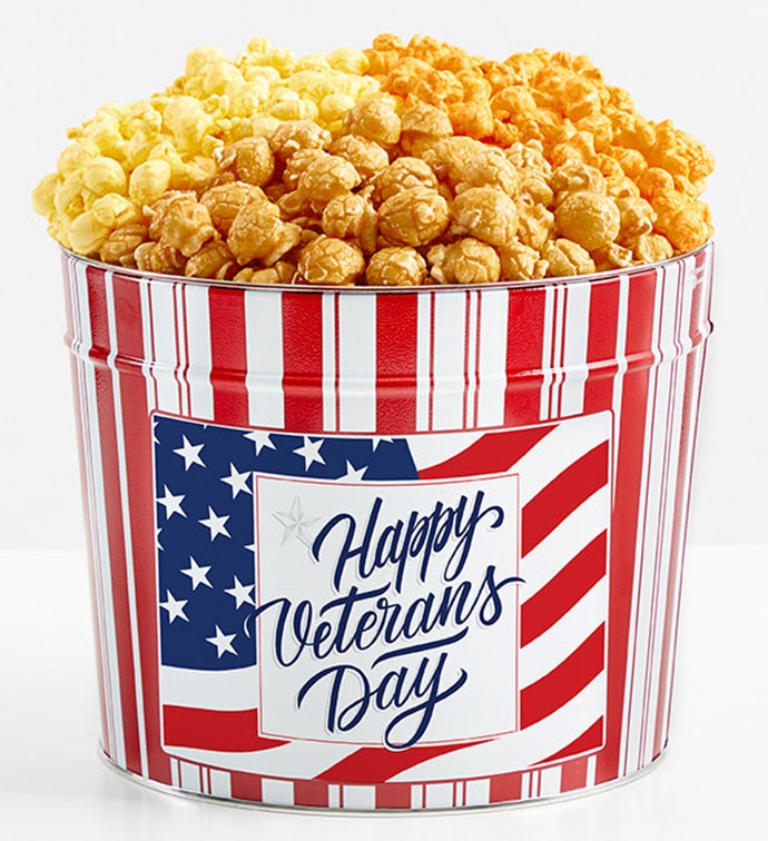 Tins With Pop® 1.75 Gallon Happy Veterans Day 3 Flavor