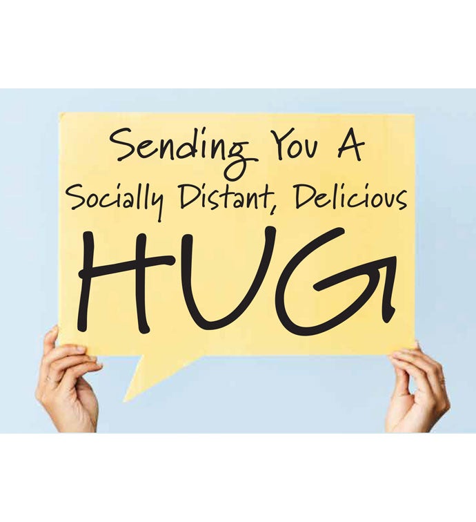 Tins With Pop® 4 Gallon Socially Distant Hug - Sign