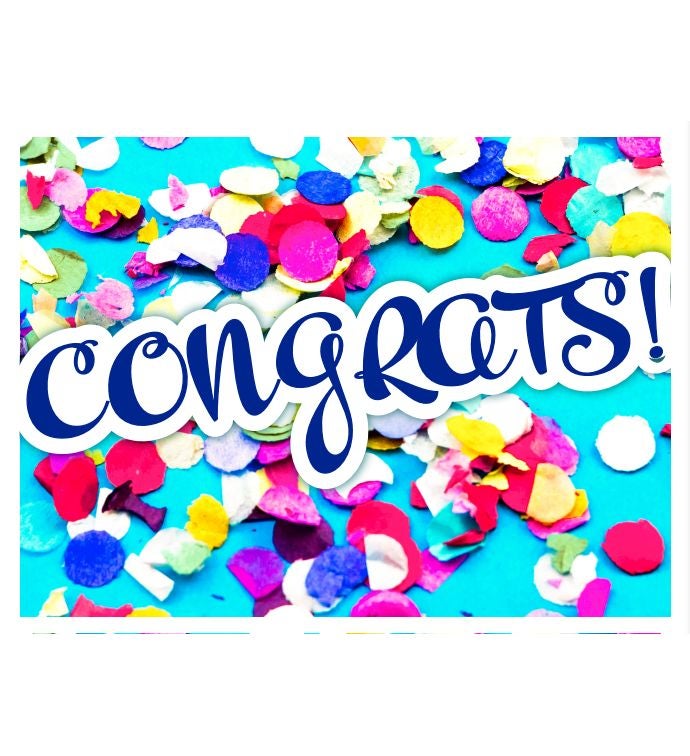 Tins With Pop&reg; Congratulations Confetti