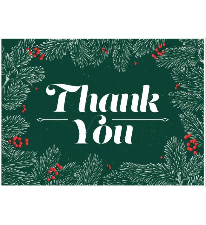 Tins With Pop® Thank You Holiday Evergreen