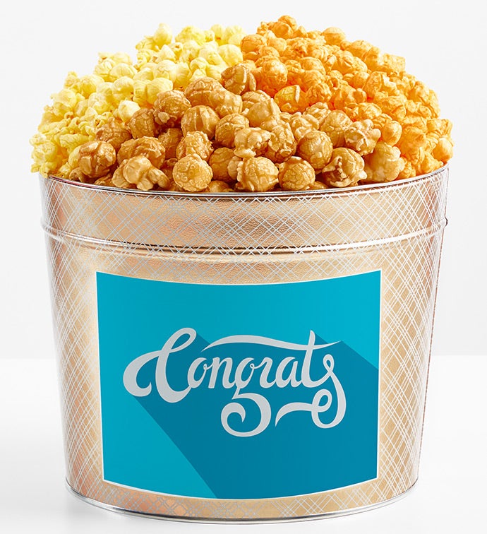 Tins With Pop&reg; Congratulations Blue