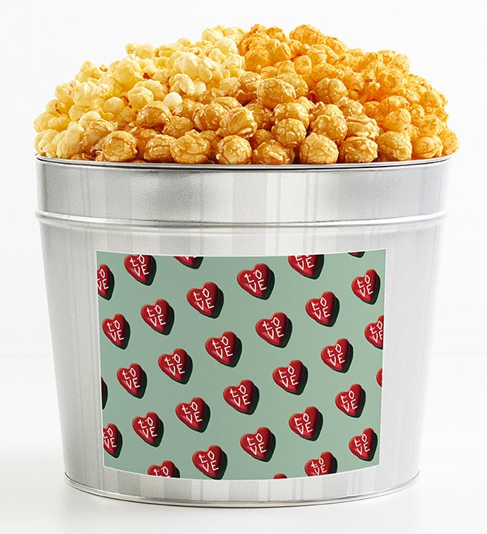 Tins With Pop® Love Hearts