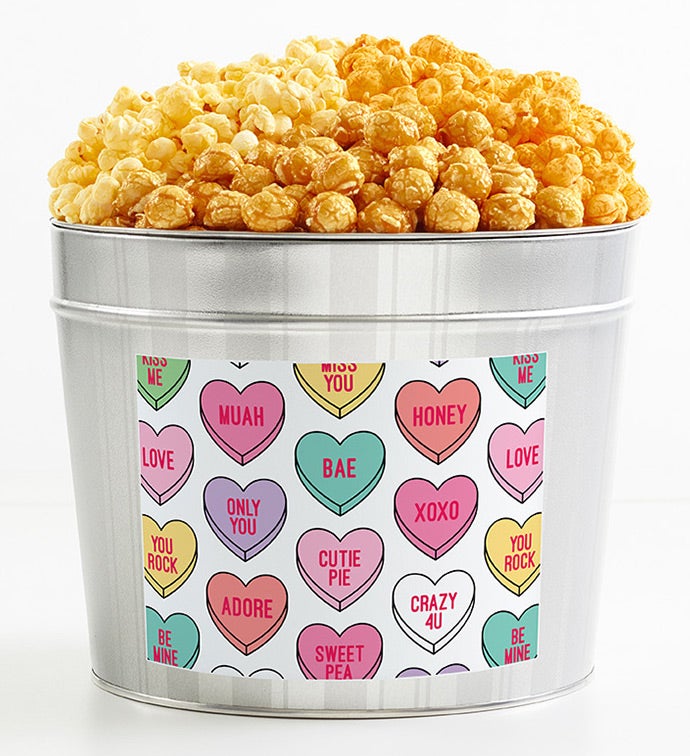 Tins With Pop&reg; Conversation Hearts