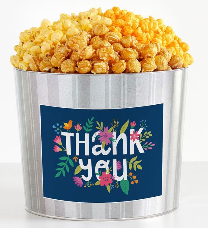 Tins With Pop&reg; Thank You Floral