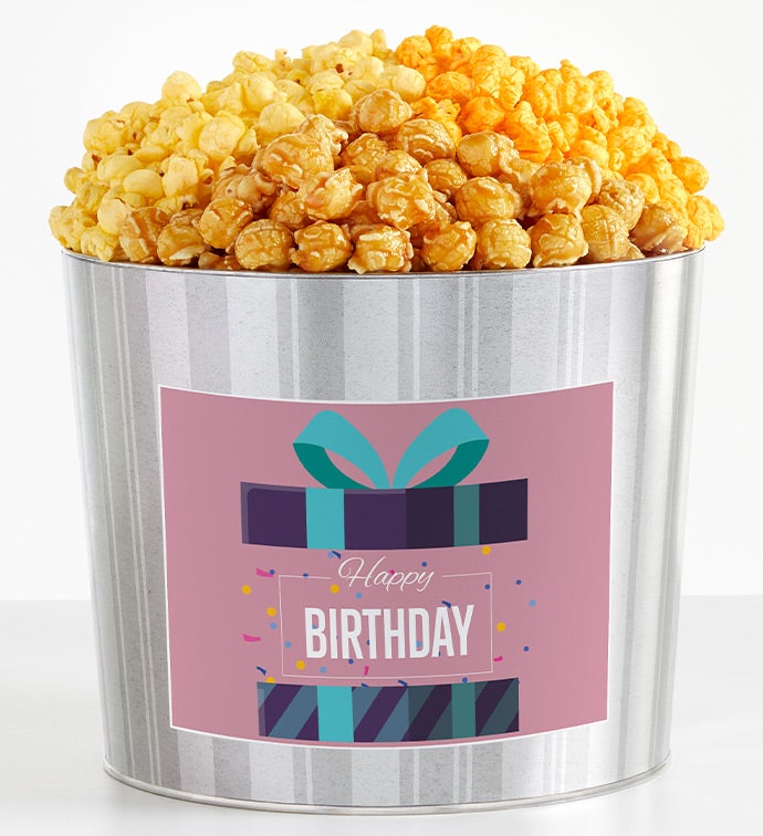 Tins With Pop&reg; Happy Birthday Gift