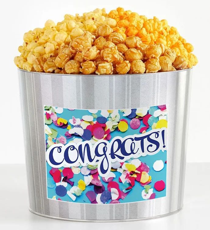 Tins With Pop&reg; Congratulations Confetti