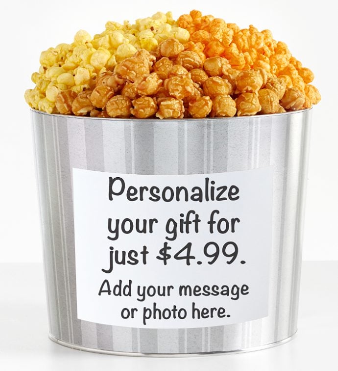 Tins With Pop® Personalized Silver Tin