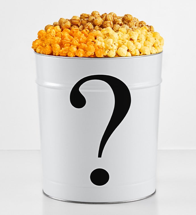 Mystery Design 3.5 Gallon Popcorn Tin